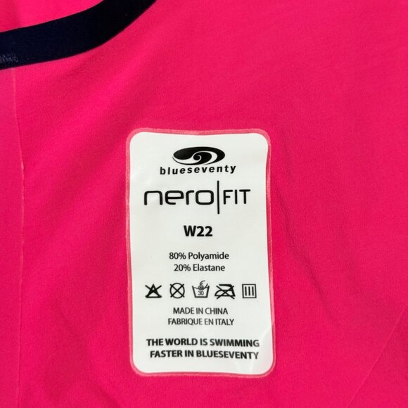 W22 BlueSeventy Nerofit Kneeskin Pink Competition Swimsuit Blue70 - Picture 9 of 11